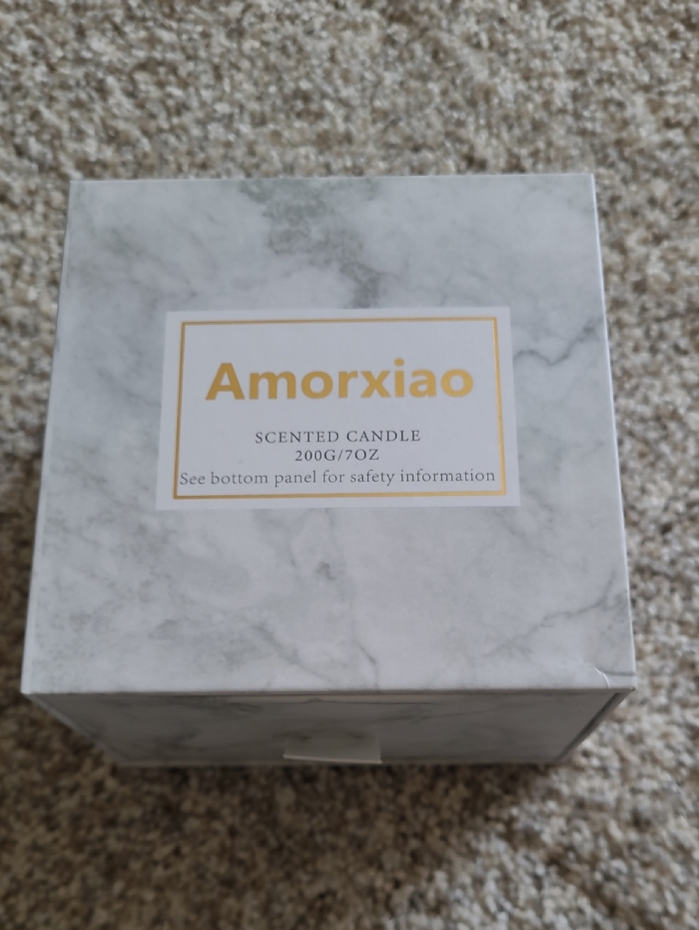 Scented Candle - Clean Marble Jar